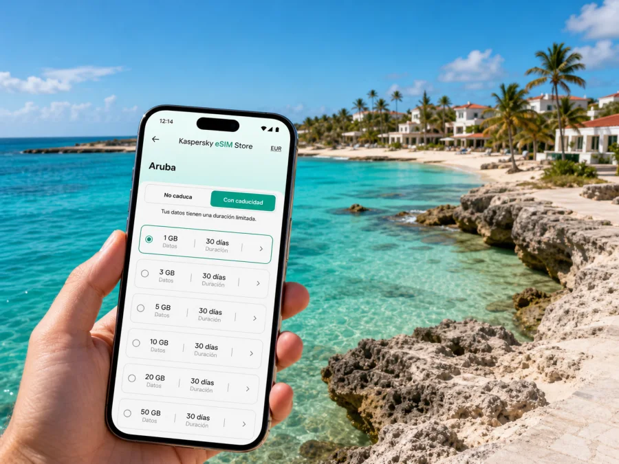 eSIM en Malmok: internet móvil para Aruba