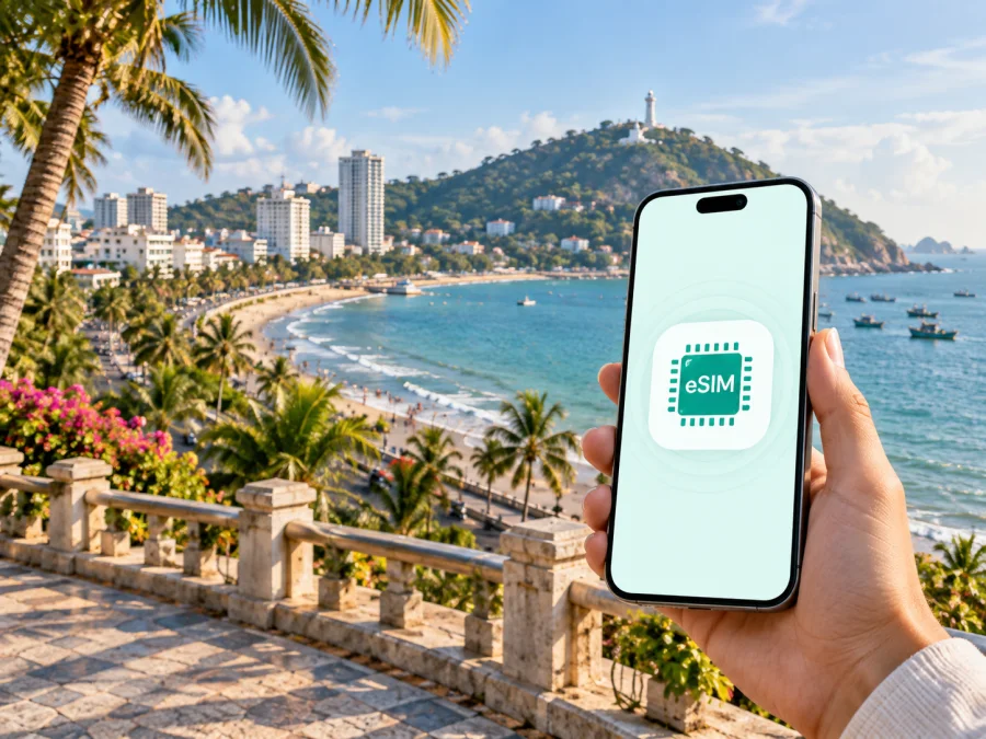 eSIM para Vung Tau: internet móvil en Vietnam