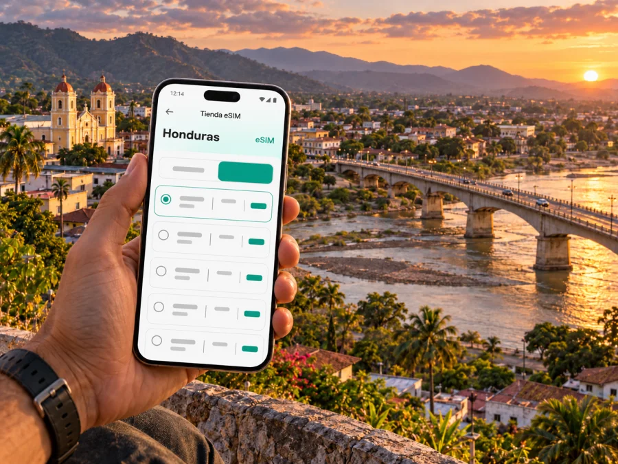 eSIM en Choluteca: internet móvil en Honduras