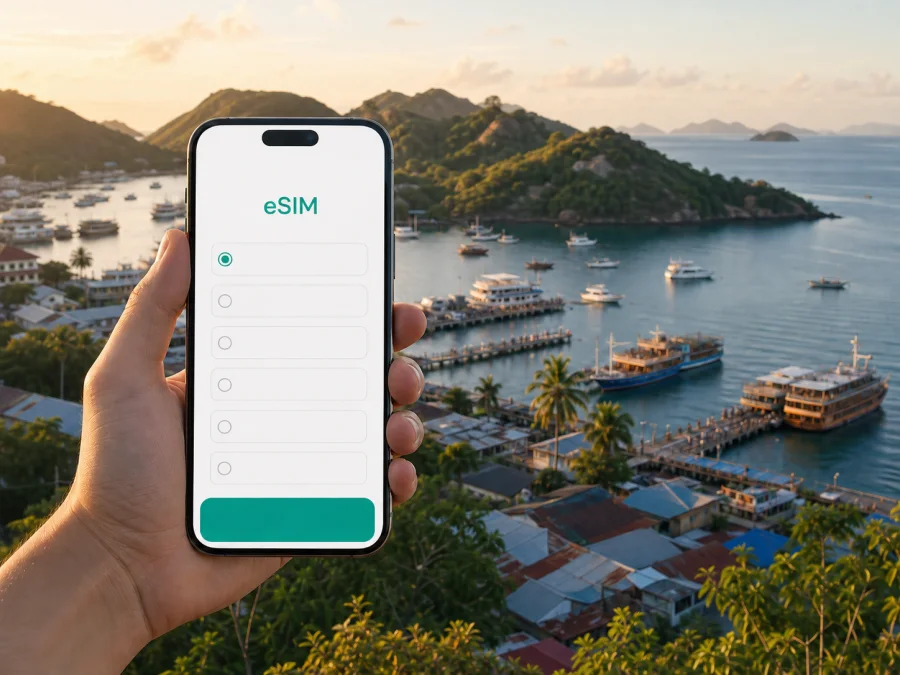 eSIM para Labuan Bajo: internet móvil en Indonesia