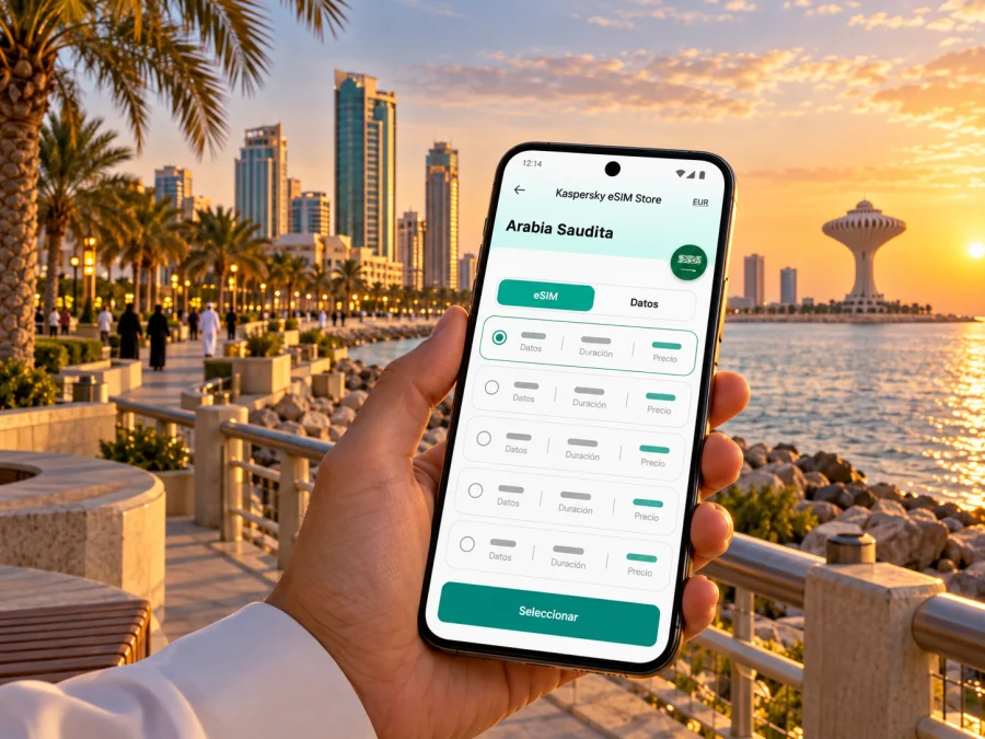 eSIM en Al Khobar: internet móvil en Arabia Saudita