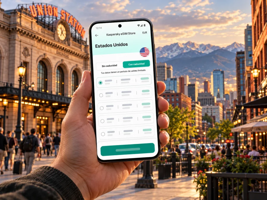 eSIM en Denver: internet móvil en Estados Unidos