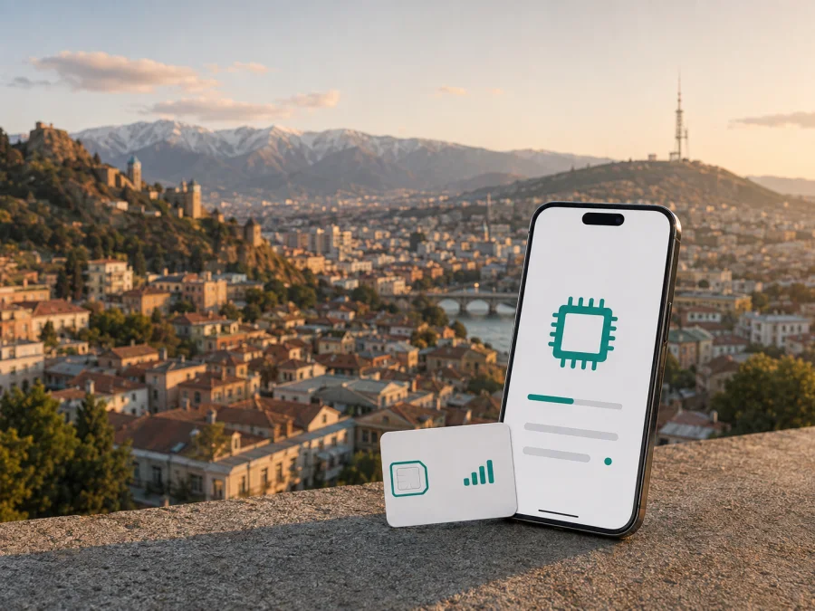Magticom eSIM na Geórgia: ativação e viagem