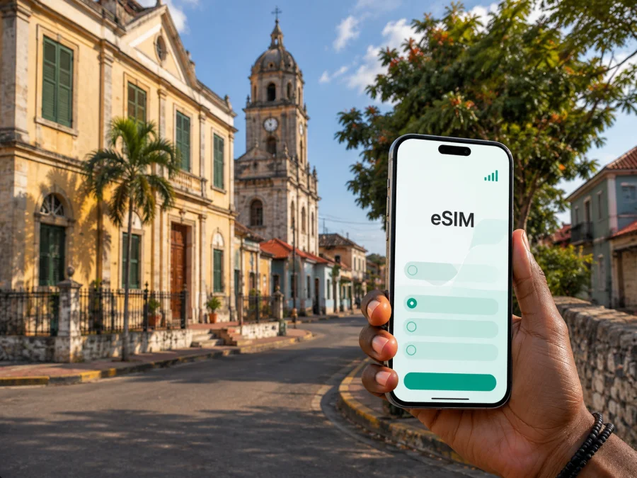 Spanish Town eSIM: internet móvel na Jamaica