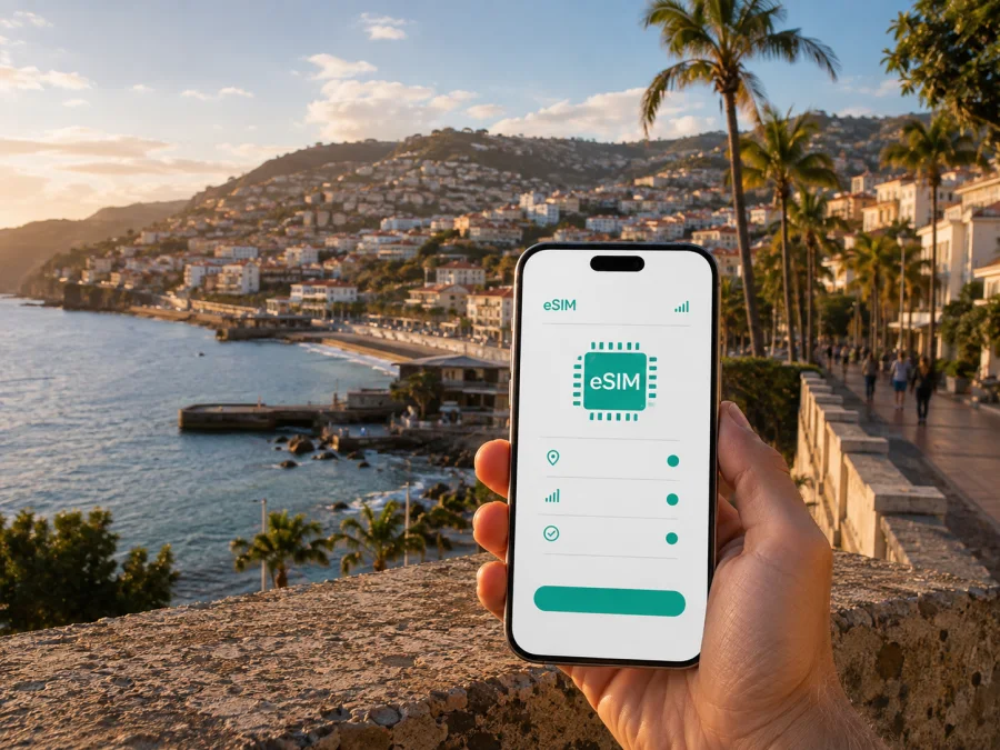 eSIM no Funchal: internet móvel em Portugal