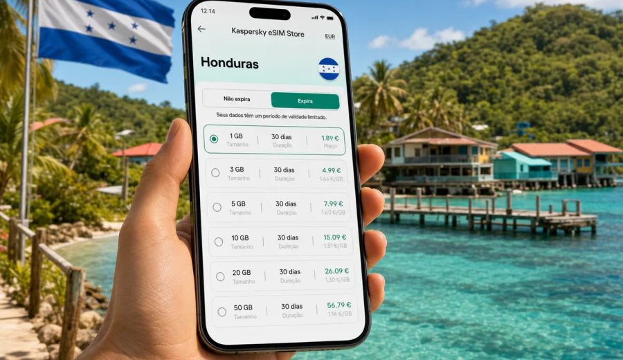 eSIM Honduras: internet móvel para viajar