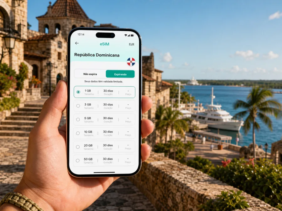 La Romana eSIM: internet móvel para viagem
