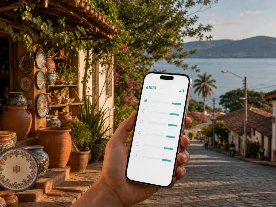 eSIM em Aregua: internet móvel no Paraguai