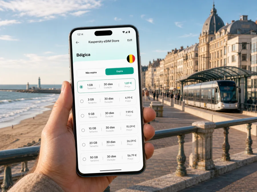 Ostende eSIM: internet móvel na Bélgica