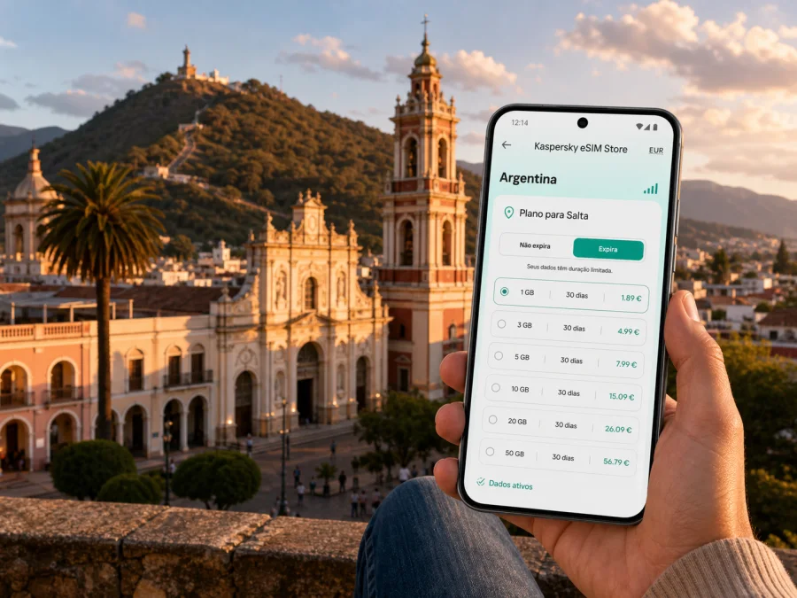 eSIM em Salta: internet móvel para viajar