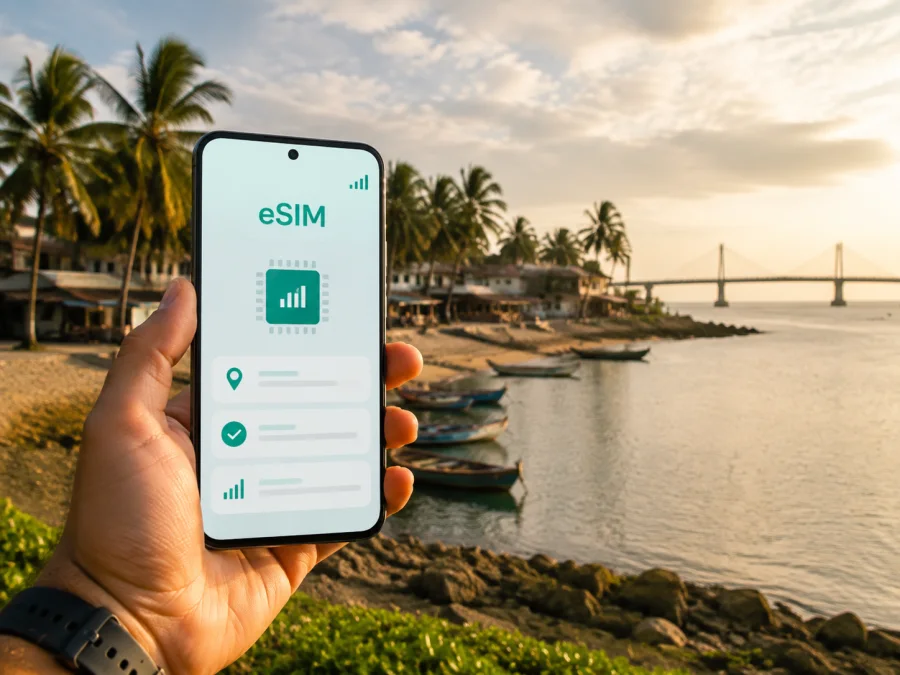 eSIM em Jacqueville: internet na Costa do Marfim