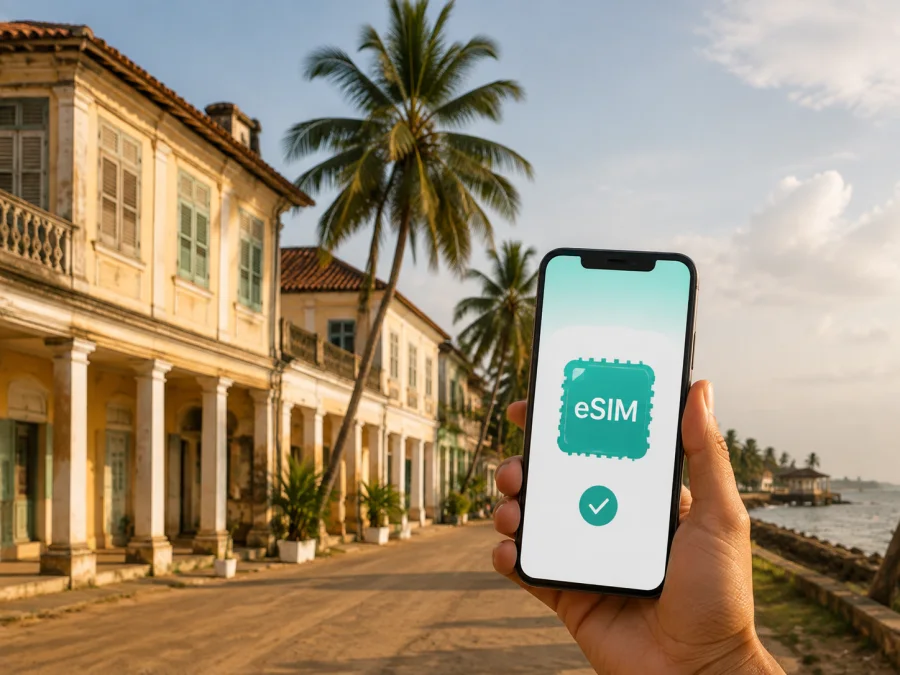 Grand-Bassam: eSIM e internet na Costa do Marfim