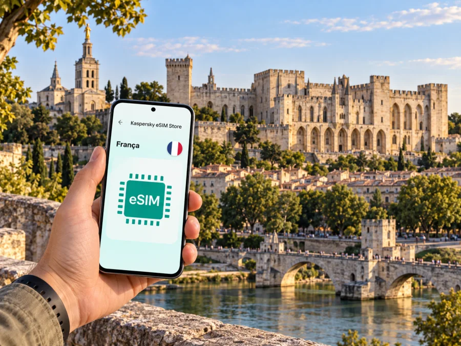 eSIM em Avignon: internet e ligação móvel