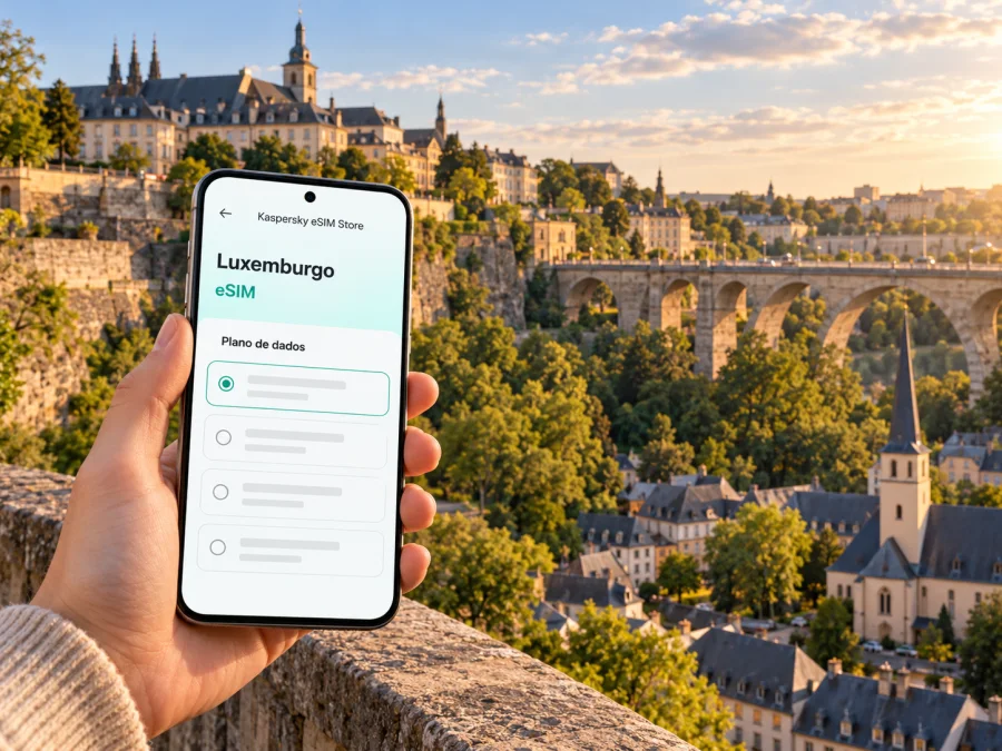 eSIM na Cidade de Luxemburgo: internet móvel