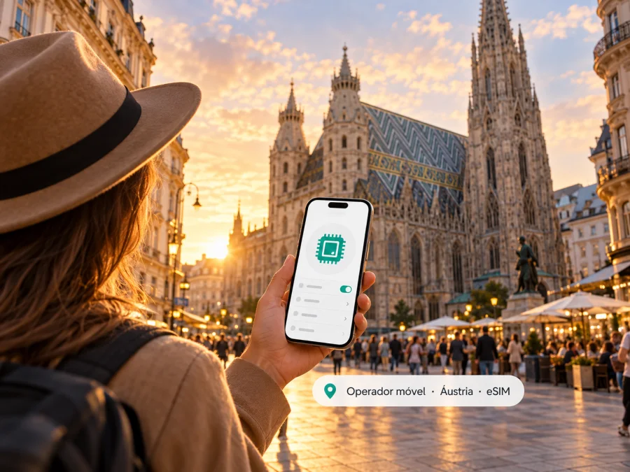 Magenta Telekom eSIM na Áustria: ativação e viagem