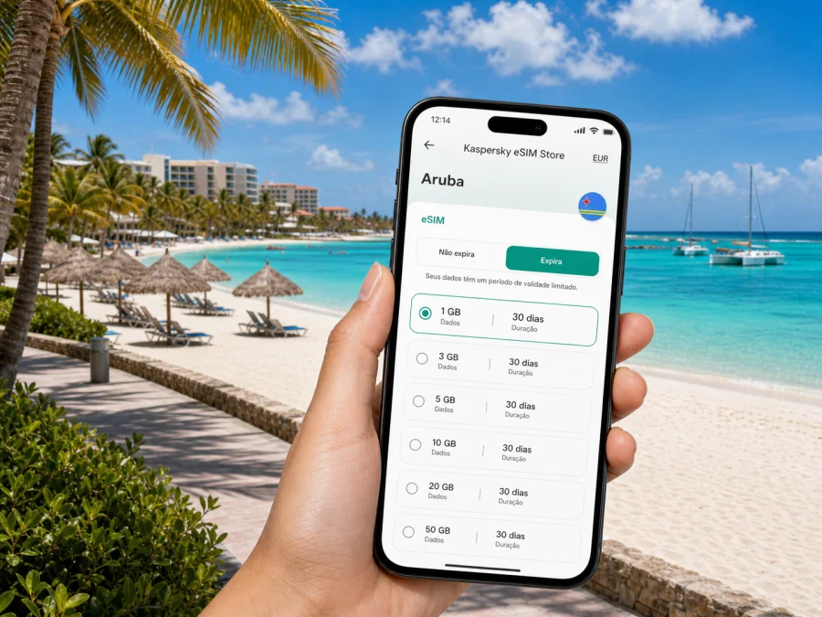 eSIM em Palm Beach: internet móvel em Aruba