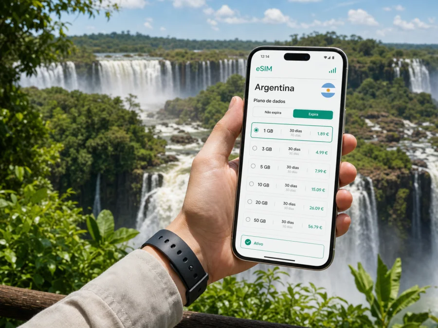 eSIM em Puerto Iguazú: internet para viagem