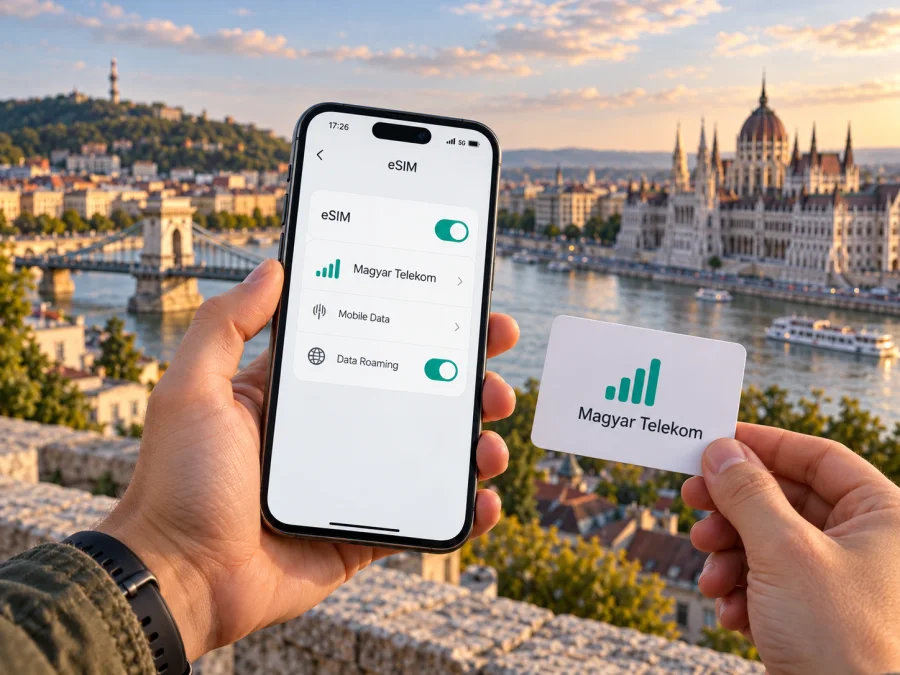 Magyar Telekom eSIM na Hungria: como ativar