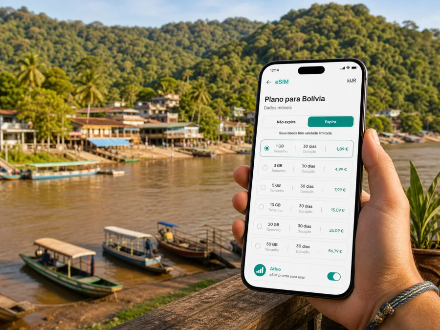 Rurrenabaque eSIM: internet móvel na viagem