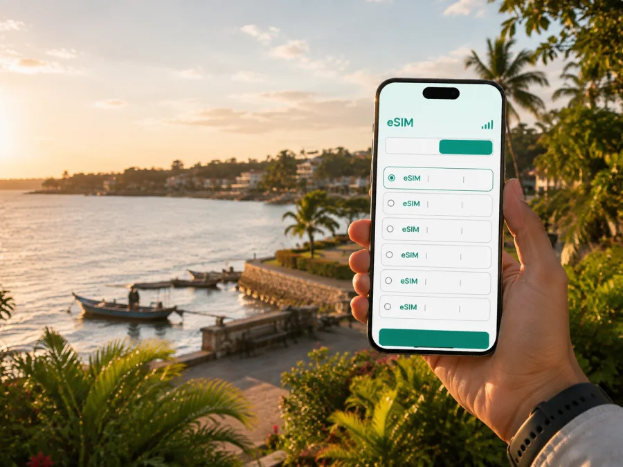 Entebbe: eSIM e internet móvel em Uganda