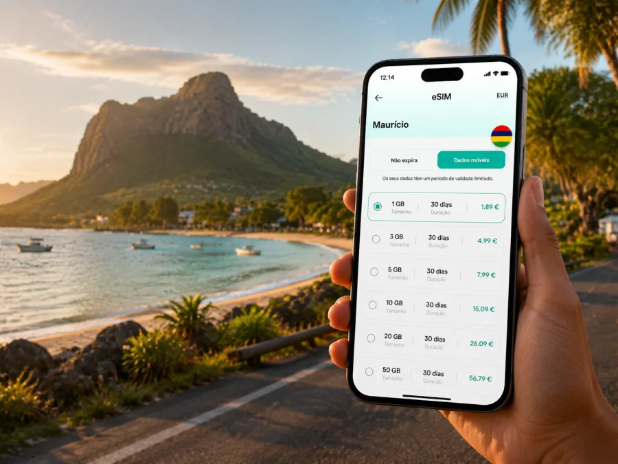 eSIM em Tamarin: internet e conexão móvel