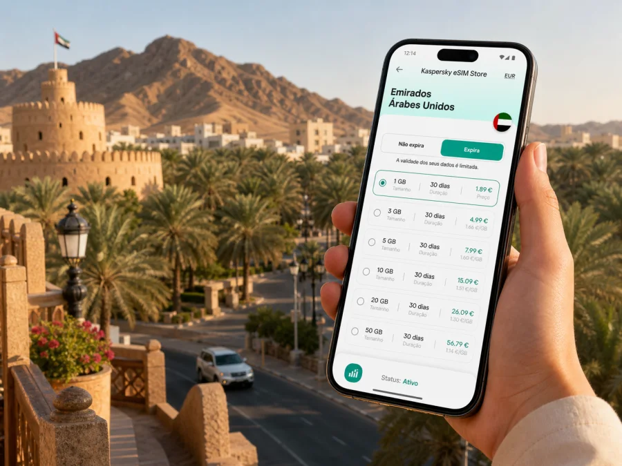 eSIM em Al Ain: conexão móvel e internet
