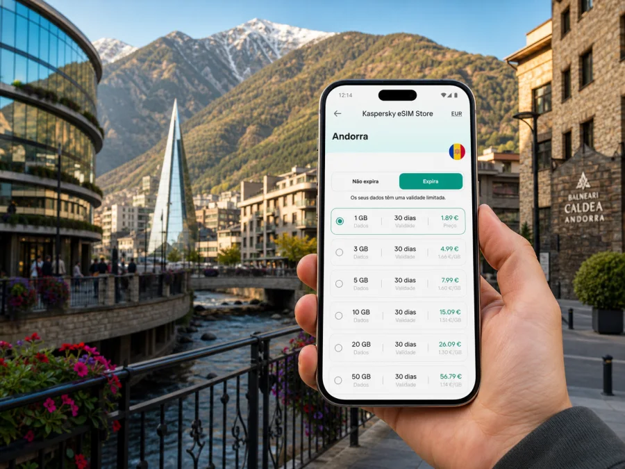 eSIM em Escaldes-Engordany: internet em viagem