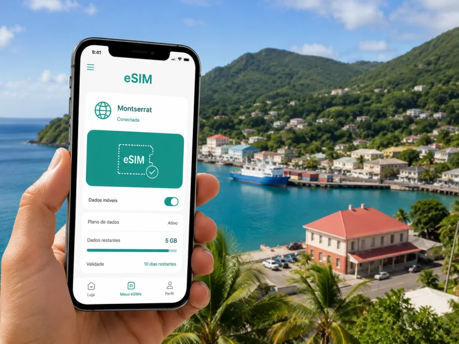 eSIM em Little Bay, Montserrat | Kaspersky