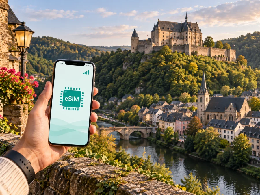 Vianden eSIM: internet móvel no Luxemburgo
