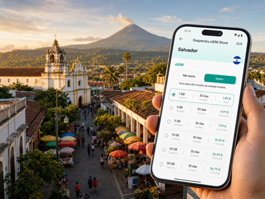 eSIM em Sonsonate: internet para viagem