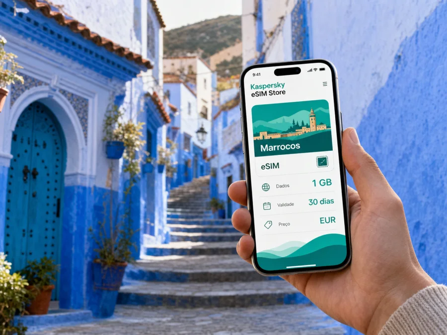 eSIM em Chefchaouen: internet móvel em viagem