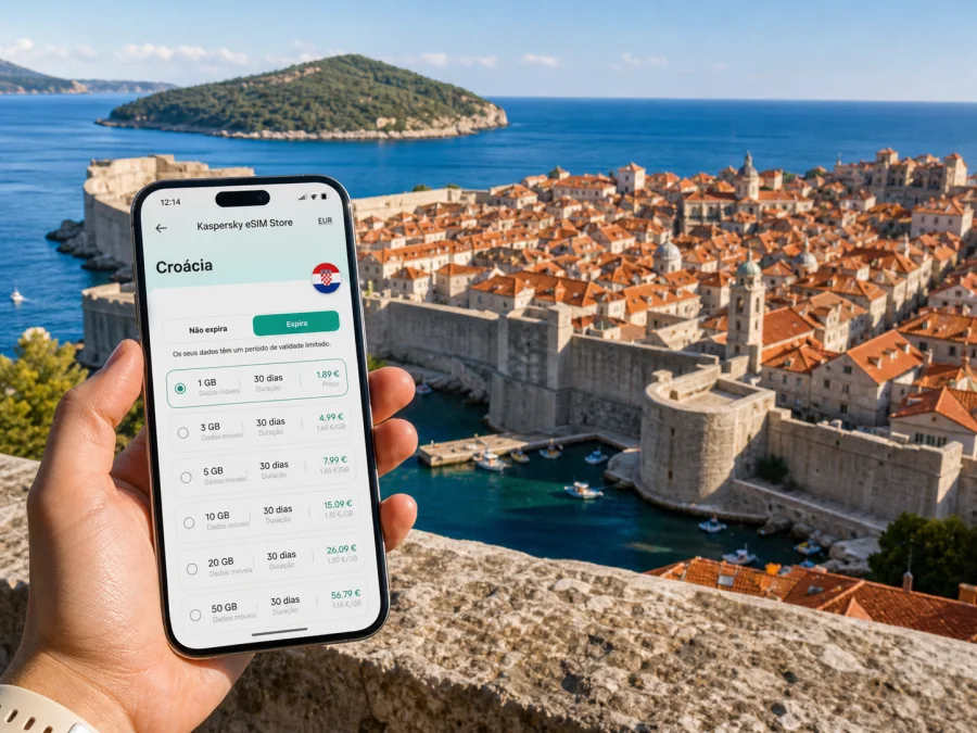 Dubrovnik eSIM: internet móvel na viagem