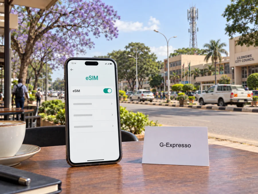 G-Expresso eSIM no Maláui: o que confirmar
