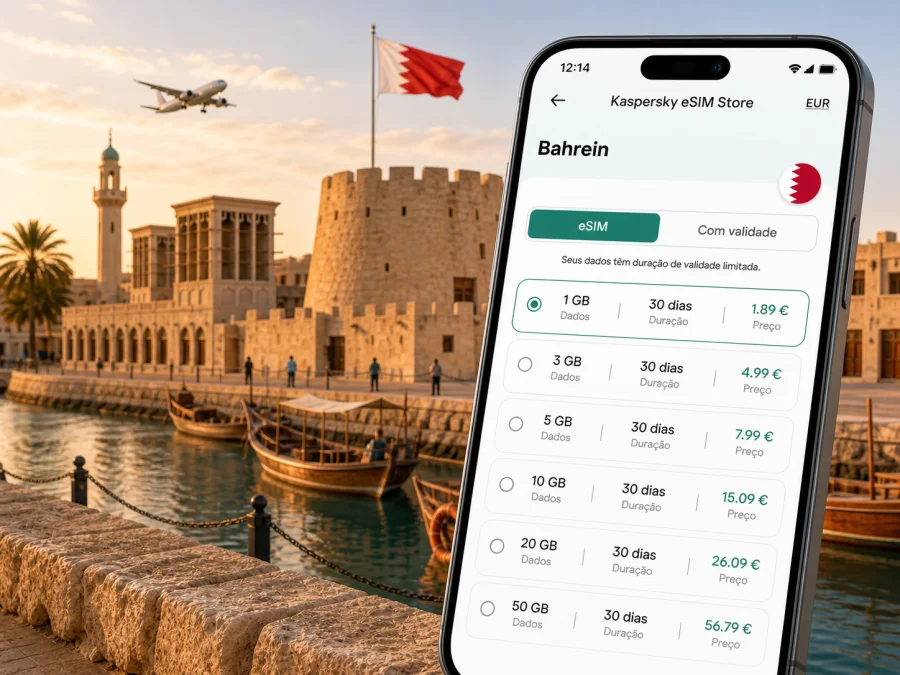 eSIM em Muharraq: conexão móvel e internet