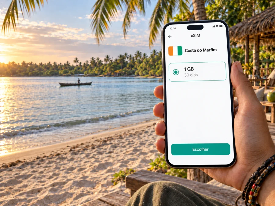 eSIM em Assinie: internet para a sua viagem