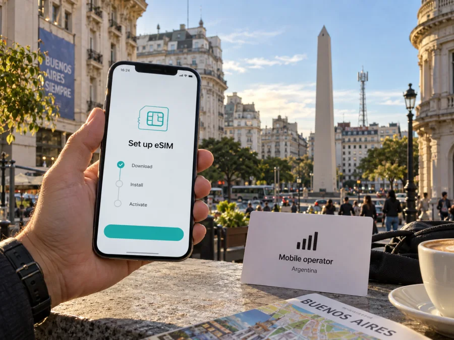 Tuenti eSIM na Argentina: ativação e requisitos