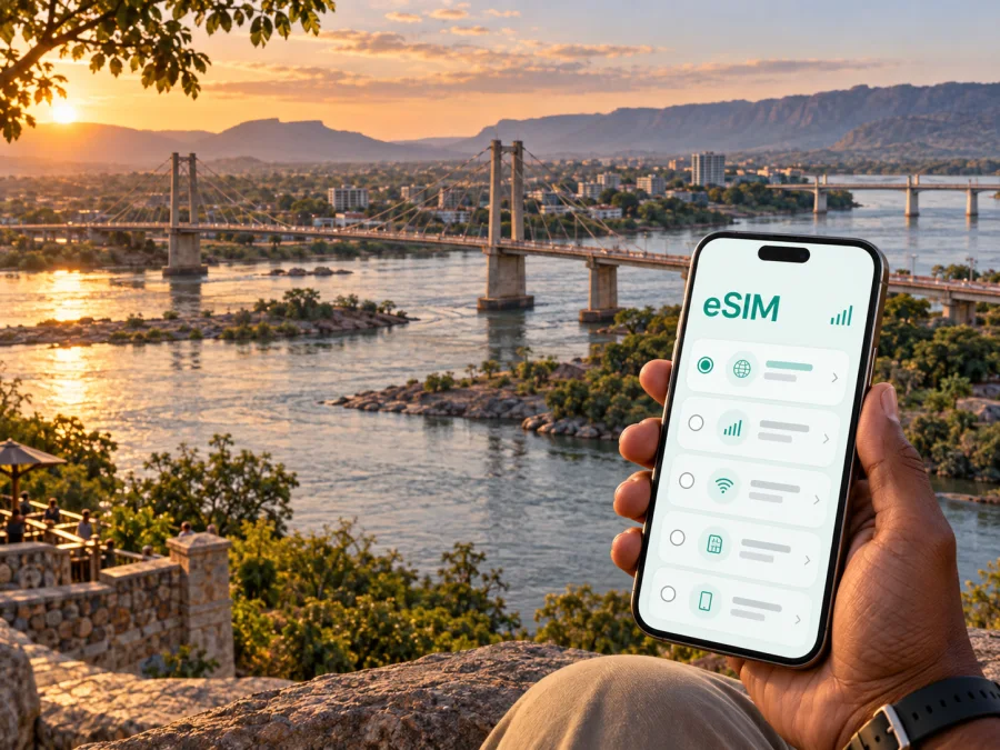 eSIM em Tete: internet móvel em Moçambique