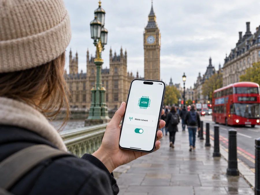 Vodafone eSIM no Reino Unido: ativação e opções