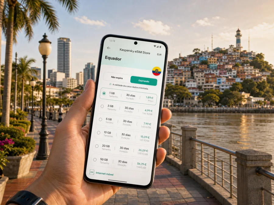 eSIM em Guayaquil: conexão móvel e internet