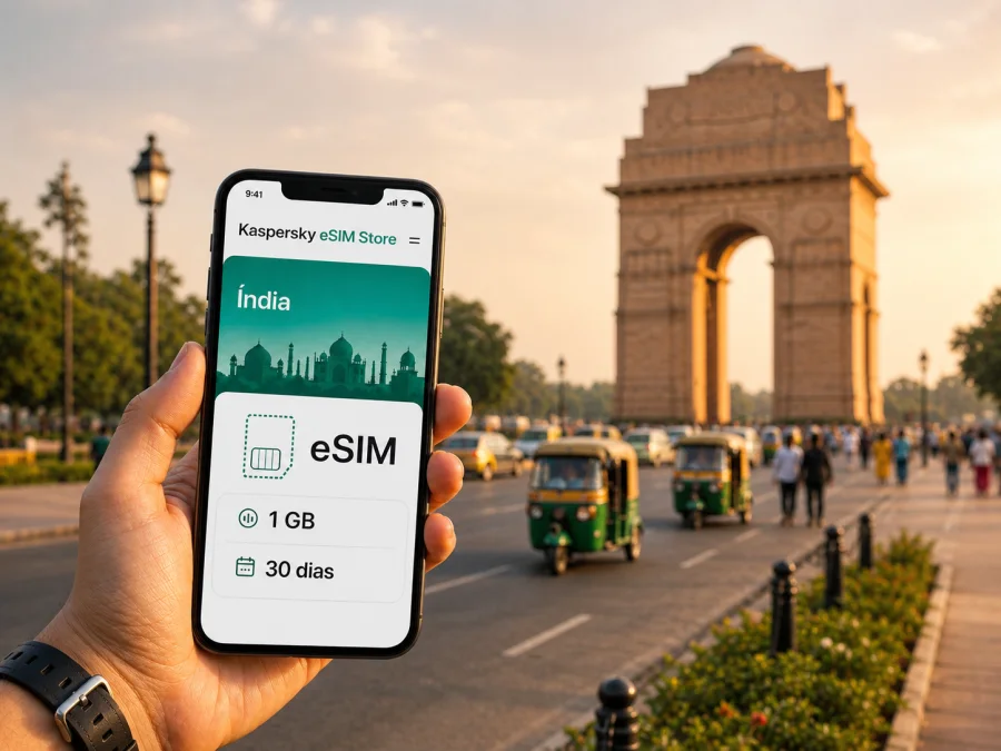 eSIM em Delhi: internet móvel para viajar