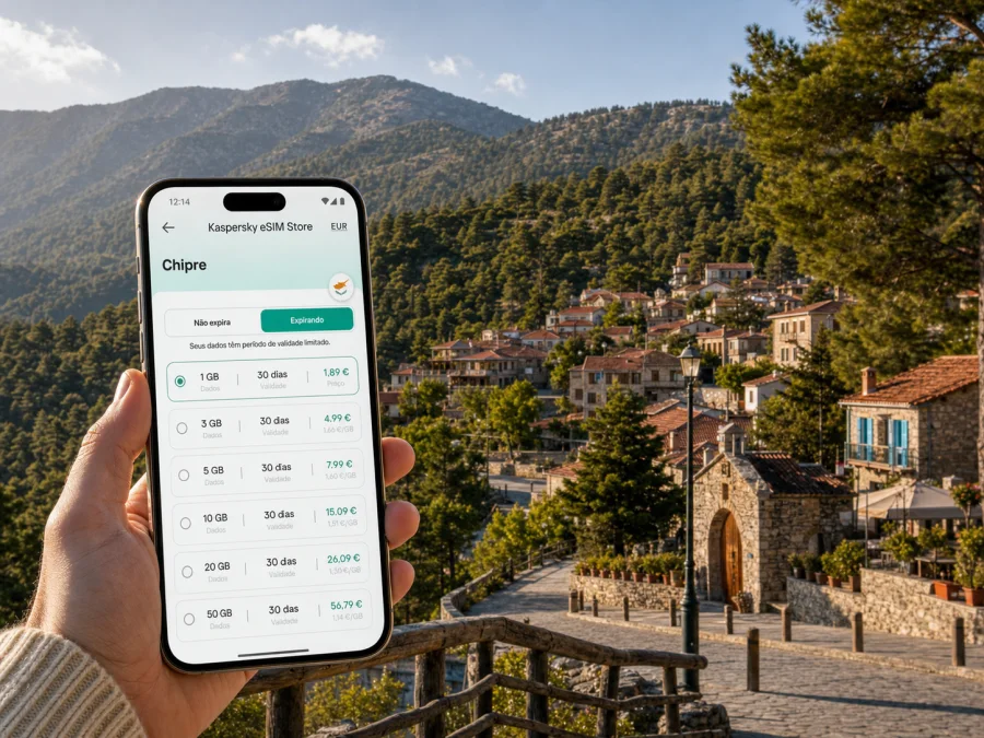Troodos eSIM: internet móvel em Chipre