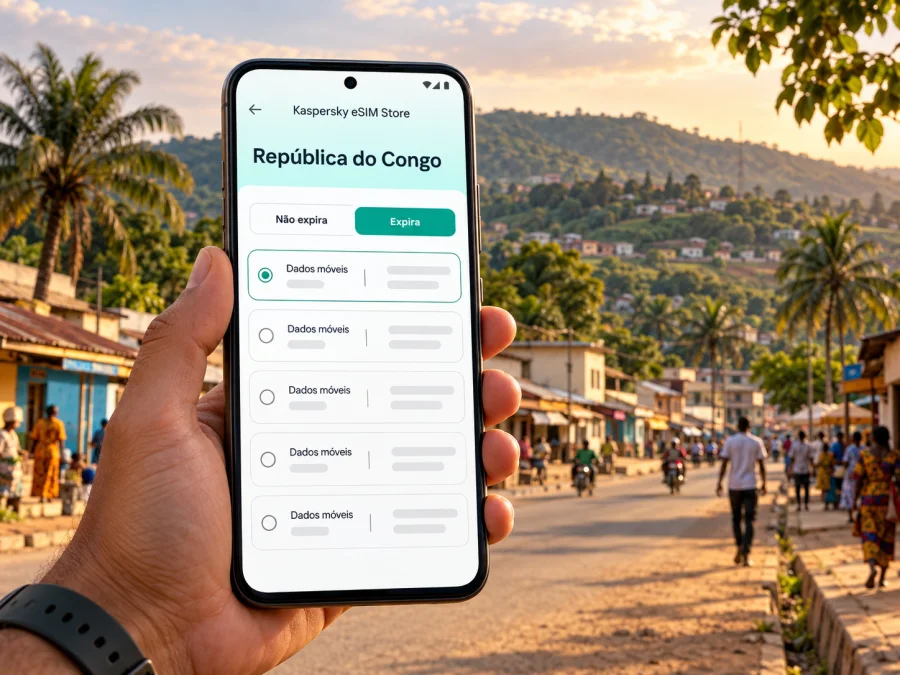 Kinkala: eSIM e internet móvel na viagem