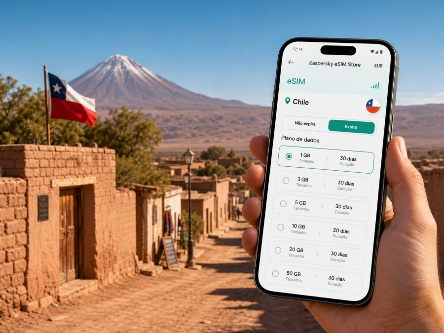 eSIM em San Pedro de Atacama: internet no Chile
