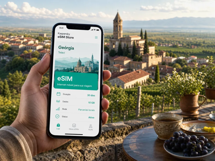 eSIM em Telavi: internet móvel na Geórgia