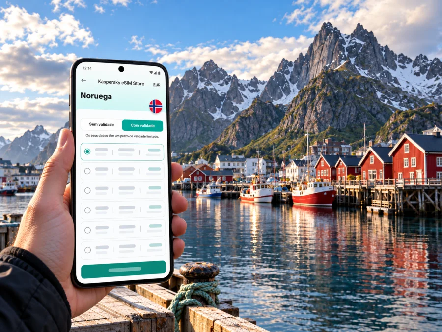 eSIM em Svolvær: internet móvel na Noruega