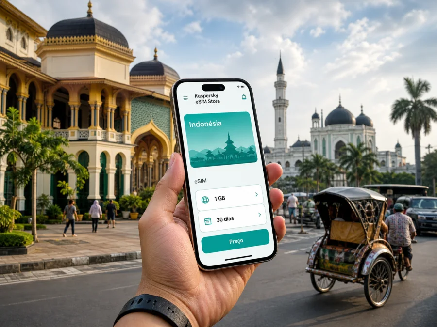 eSIM em Medan: internet móvel para viajar