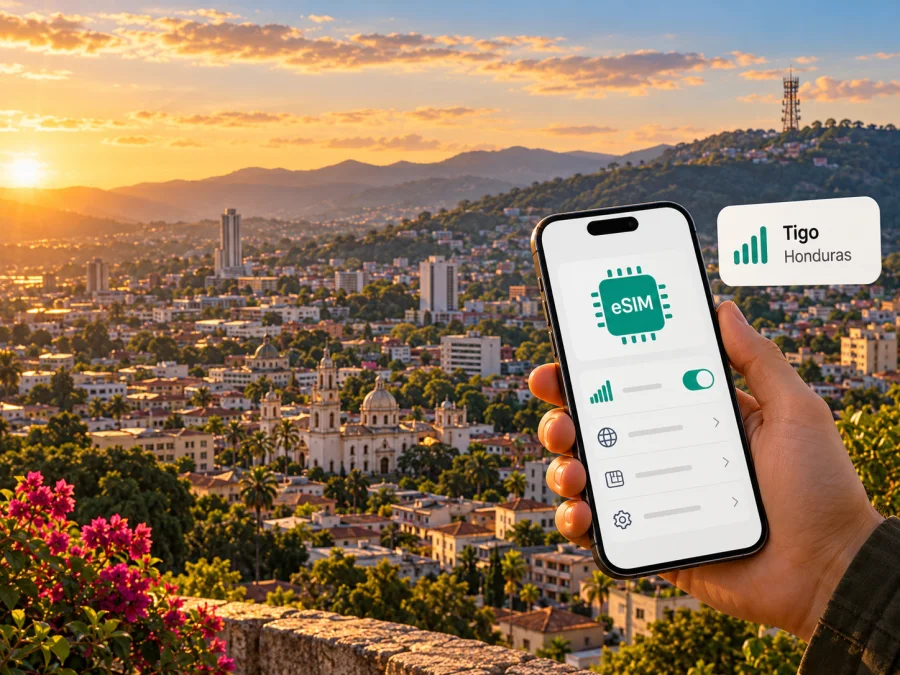 Tigo eSIM em Honduras: ativação e viagem