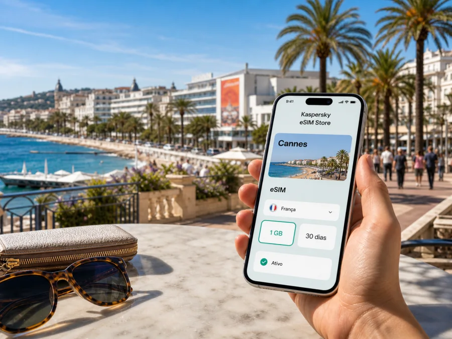 Cannes eSIM: internet móvel para viagem