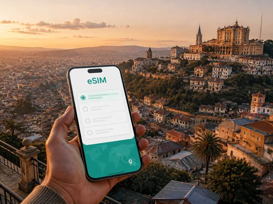 eSIM em Antananarivo: internet para sua viagem