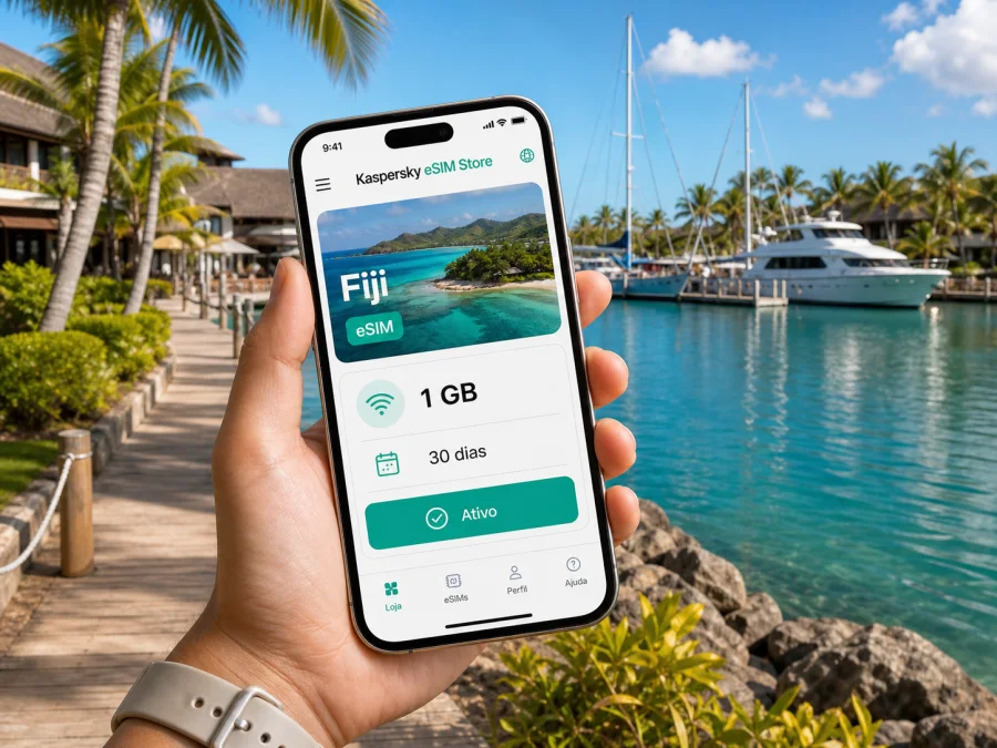 Denarau eSIM: ligação móvel e internet
